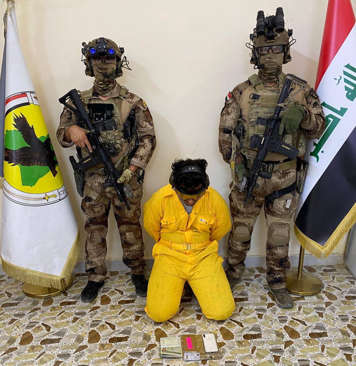 جهاز مكافحة الإرهاب يلقي القبض على أحد فلول عصابات داعش