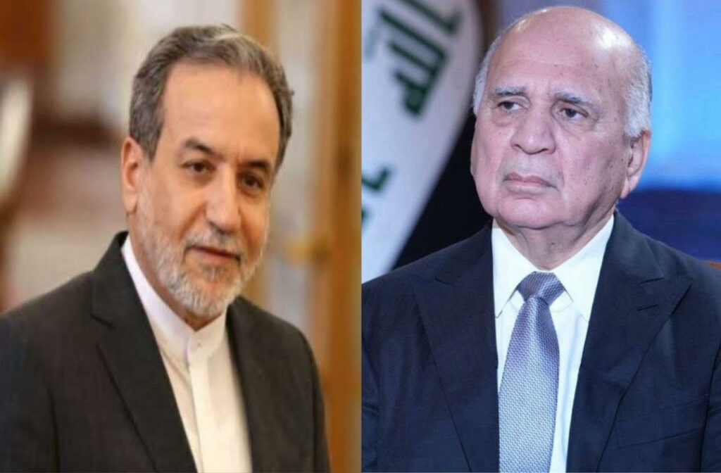 العراق وإيران يبحثان التصعيد ويؤكدان ضرورة احترام سيادة الدول