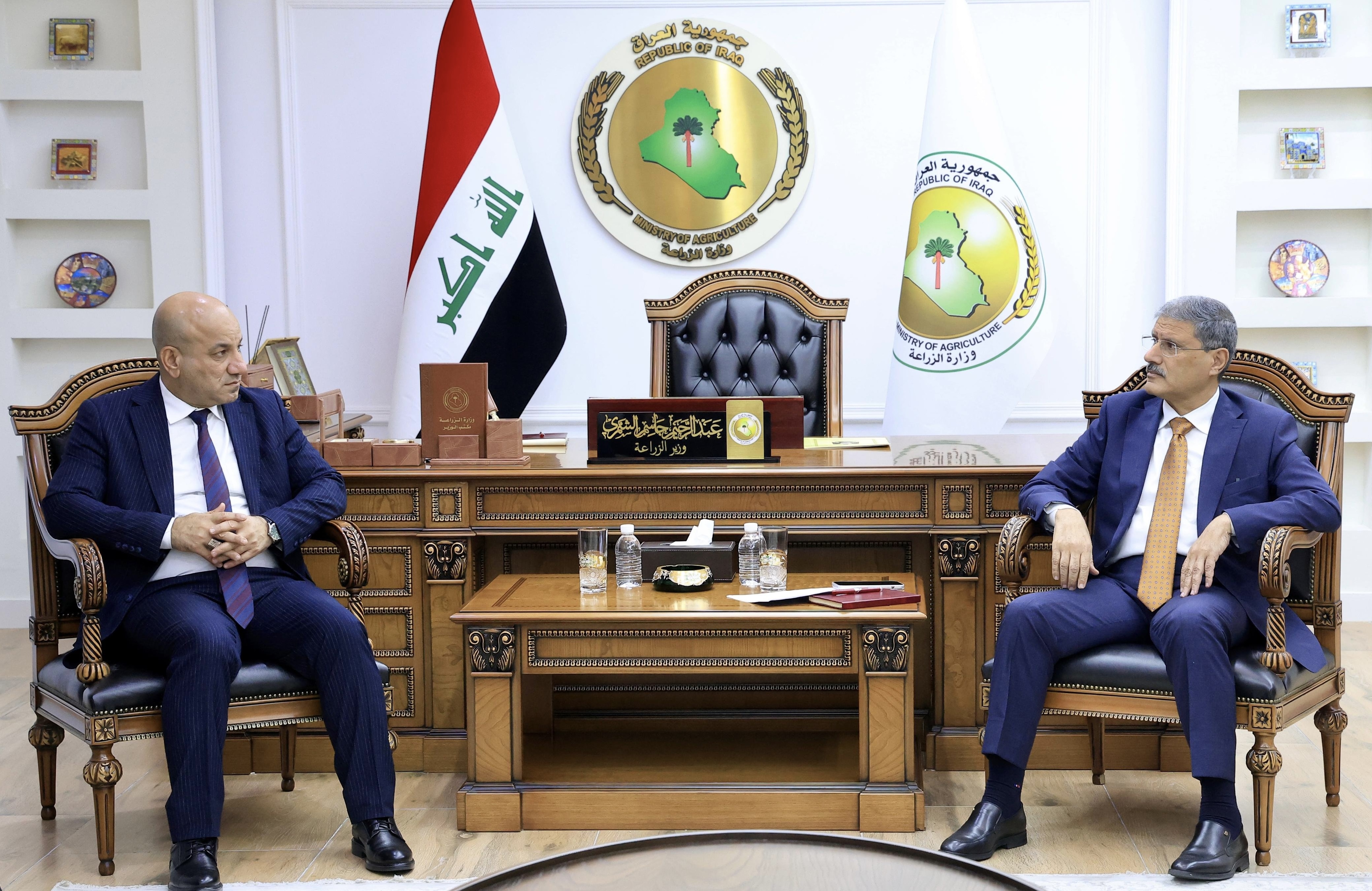 الزراعة وديالى تبحثان توسيع المساحات المزروعة بالحنطة