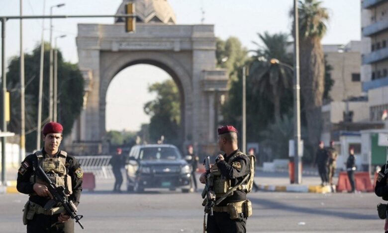 الإعلام الأمني إسقاط مسيرة في محيط المنطقة الخضراء